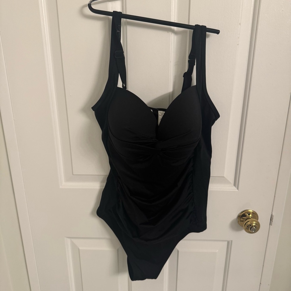 Joe Fresh Black Women's One Piece Swimsuit